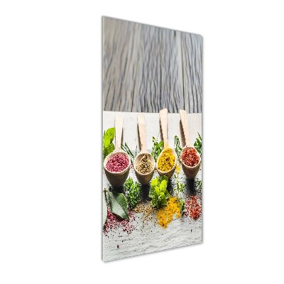 Quadro vetro verticale Spezie