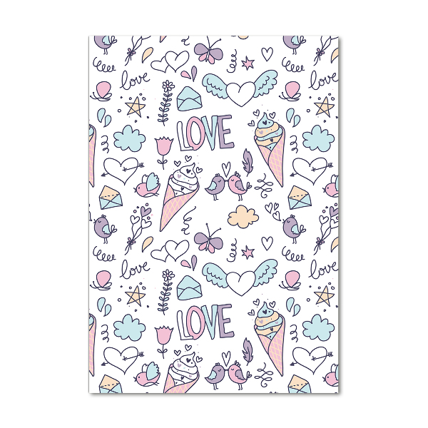 Quadro di vetro verticale Modello veneziano