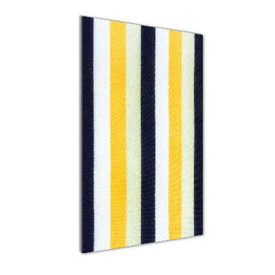 Quadro di vetro verticale Sfondo a righe
