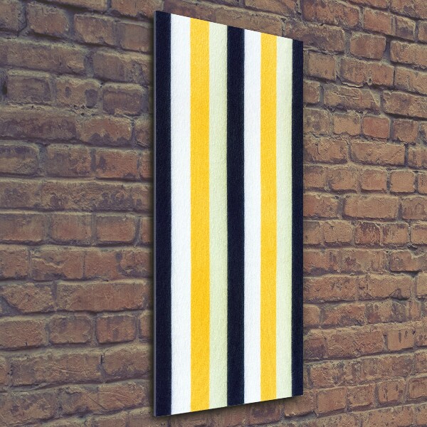 Quadro di vetro verticale Sfondo a righe
