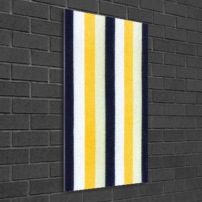 Quadro di vetro verticale Sfondo a righe