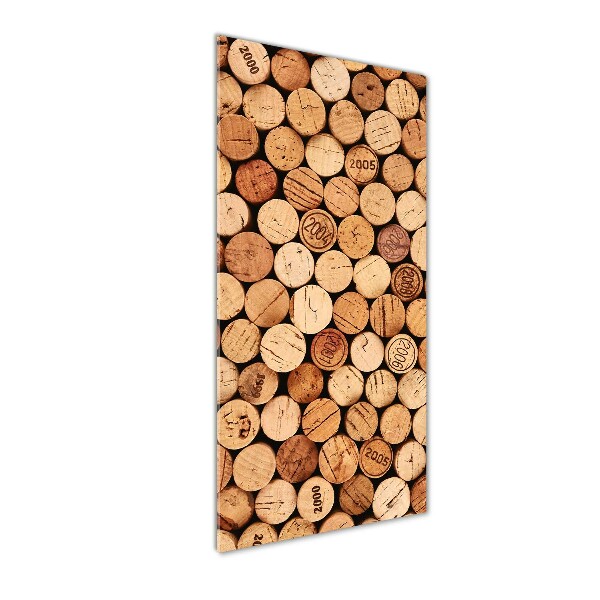 Quadro stampa su vetro verticale Tappi di sughero