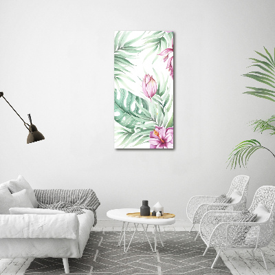 Quadro vetro verticale Modello hawaiano