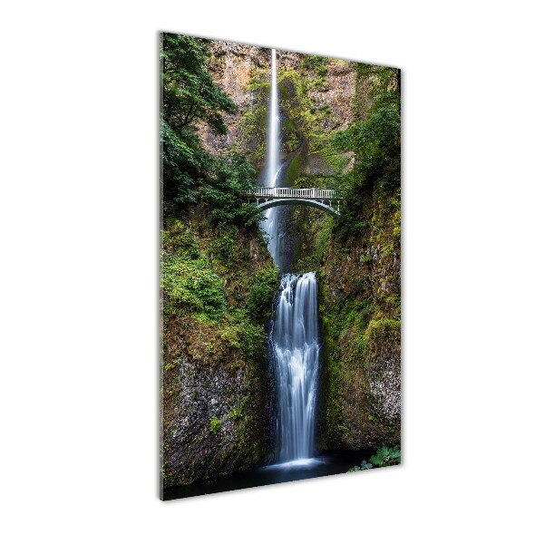 Quadro di vetro verticale Cascata