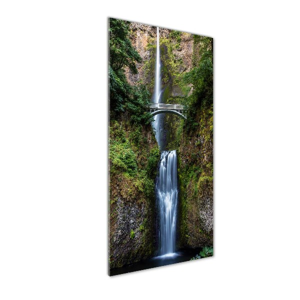 Quadro di vetro verticale Cascata