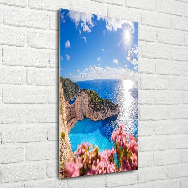 Quadro stampa su vetro verticale Zante, Grecia
