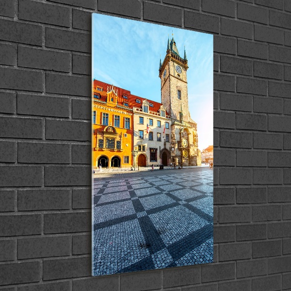 Quadro di vetro verticale Praga, Repubblica Ceca