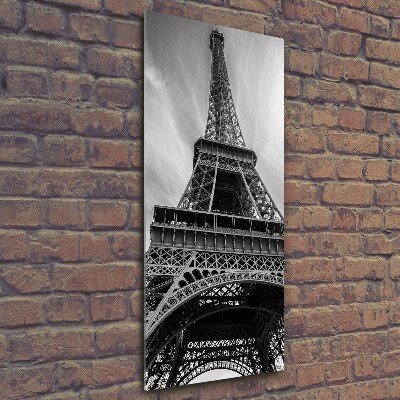 Quadro vetro verticale Torre Eiffel Parigi