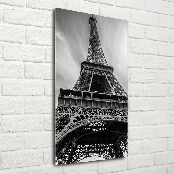 Quadro vetro verticale Torre Eiffel Parigi