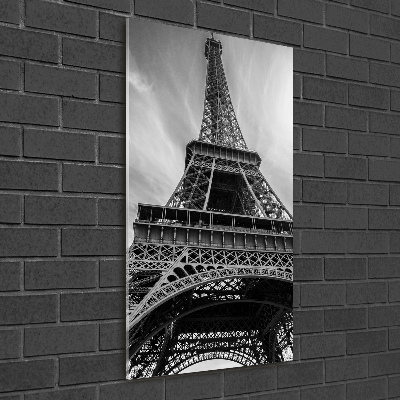 Quadro vetro verticale Torre Eiffel Parigi