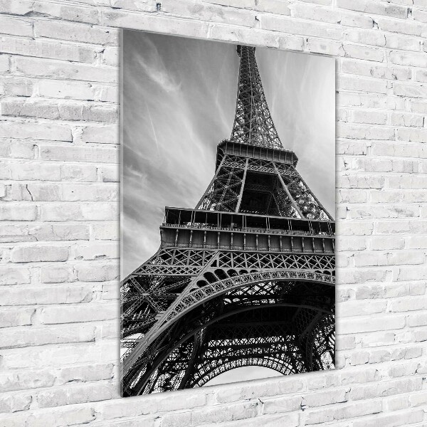 Quadro vetro verticale Torre Eiffel Parigi