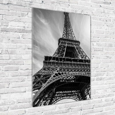 Quadro vetro verticale Torre Eiffel Parigi