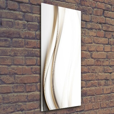 Quadro stampa su vetro verticale Onda astratta