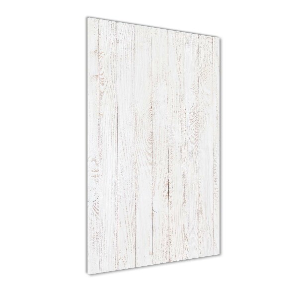 Quadro in vetro verticale Sfondo in legno