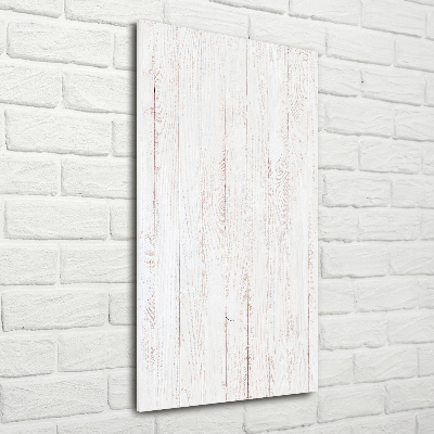 Quadro in vetro verticale Sfondo in legno