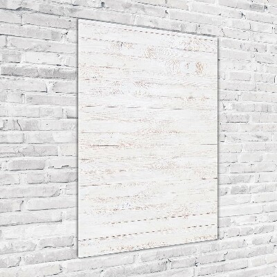 Quadro in vetro verticale Sfondo in legno