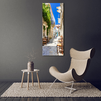 Quadro di vetro verticale Isola di Naxos, Grecia
