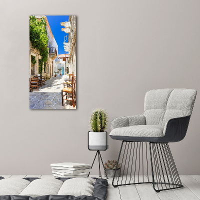 Quadro di vetro verticale Isola di Naxos, Grecia