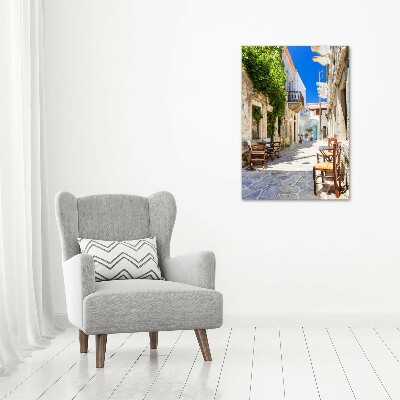 Quadro di vetro verticale Isola di Naxos, Grecia