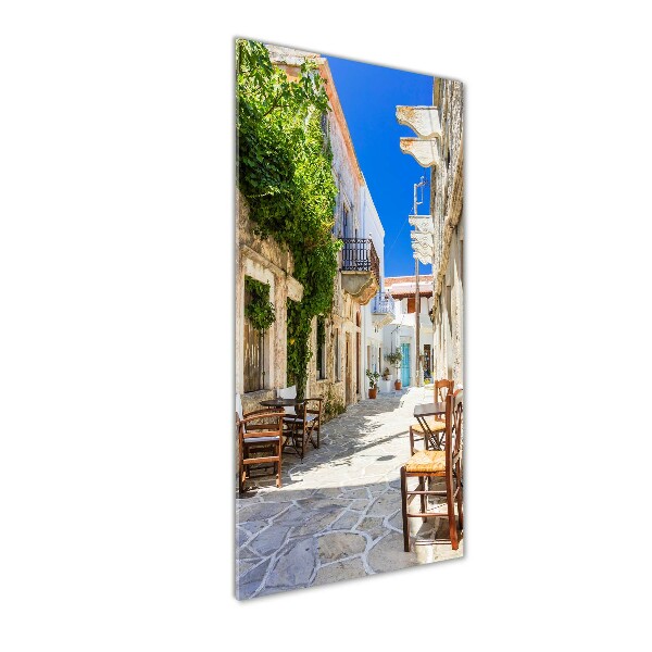 Quadro di vetro verticale Isola di Naxos, Grecia