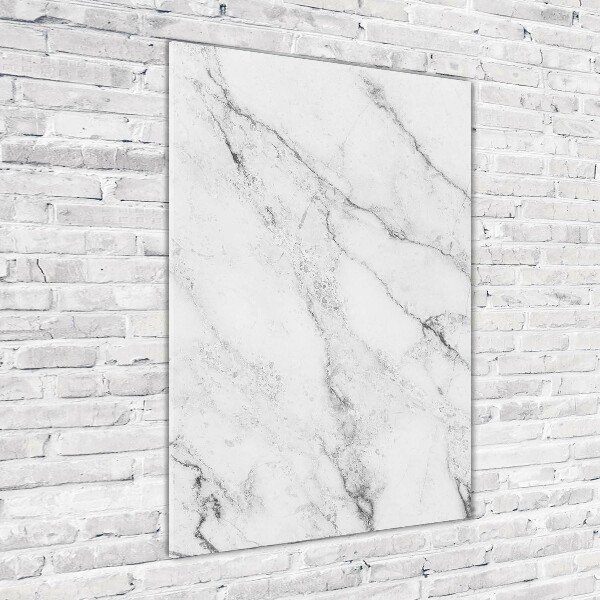 Quadro di vetro verticale Sfondo effetto marmo