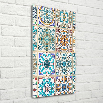 Quadro stampa su vetro verticale Piastrelle in ceramica