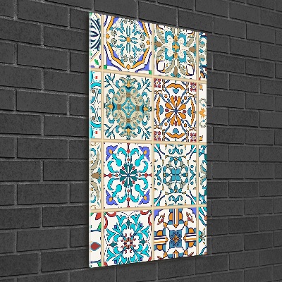 Quadro stampa su vetro verticale Piastrelle in ceramica
