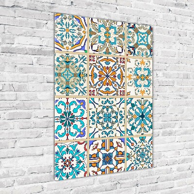 Quadro stampa su vetro verticale Piastrelle in ceramica