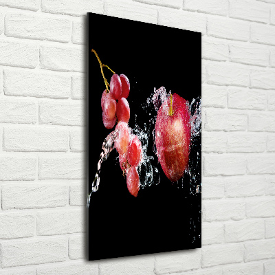 Quadro stampa su vetro verticale Frutta