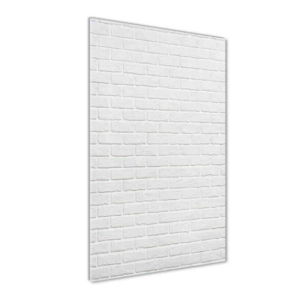 Quadro vetro verticale Muro di mattoni