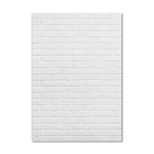 Quadro vetro verticale Muro di mattoni