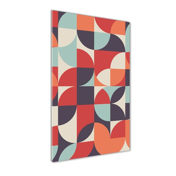 Quadro di vetro verticale Sfondo astratto