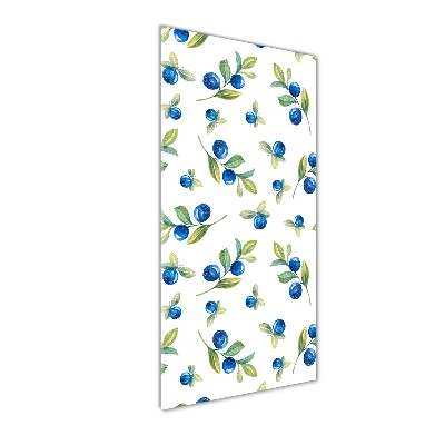 Quadro in vetro verticale Frutti di bosco