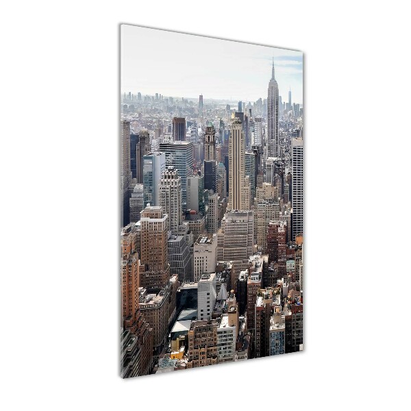 Quadro vetro verticale New York