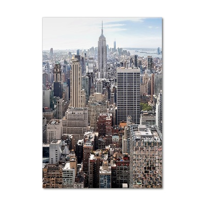 Quadro vetro verticale New York