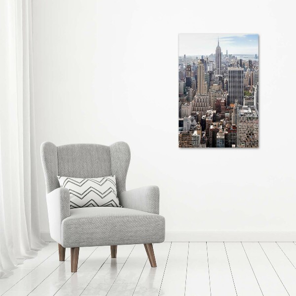 Quadro vetro verticale New York