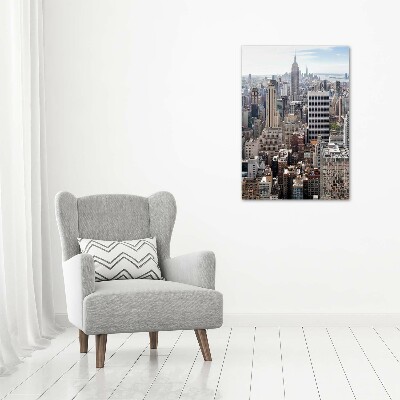 Quadro vetro verticale New York
