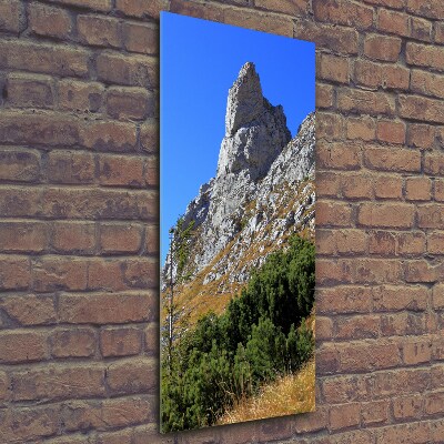 Quadro vetro verticale Piccolo Giewont, Monti Tatra