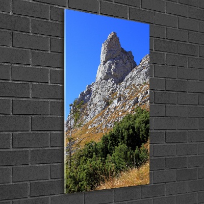 Quadro vetro verticale Piccolo Giewont, Monti Tatra