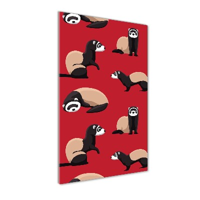 Quadro in vetro verticale Furetti