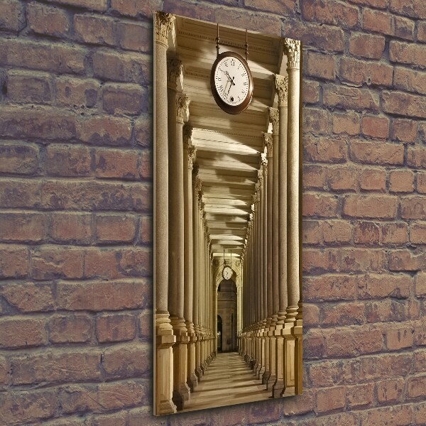 Quadro di vetro verticale Colonnato del mercato