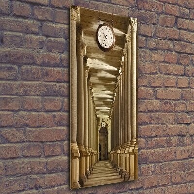 Quadro di vetro verticale Colonnato del mercato