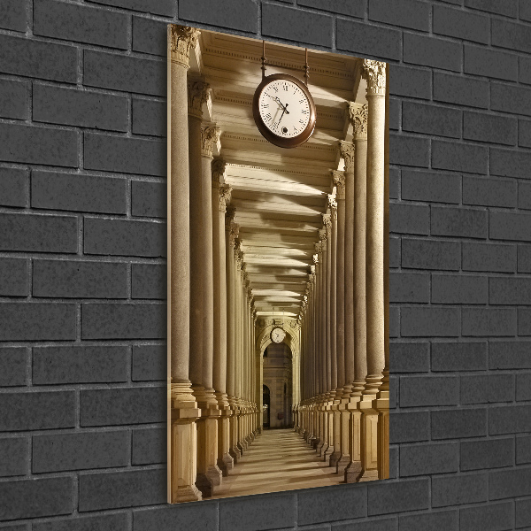 Quadro di vetro verticale Colonnato del mercato