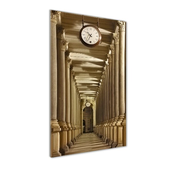 Quadro di vetro verticale Colonnato del mercato