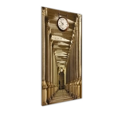 Quadro di vetro verticale Colonnato del mercato