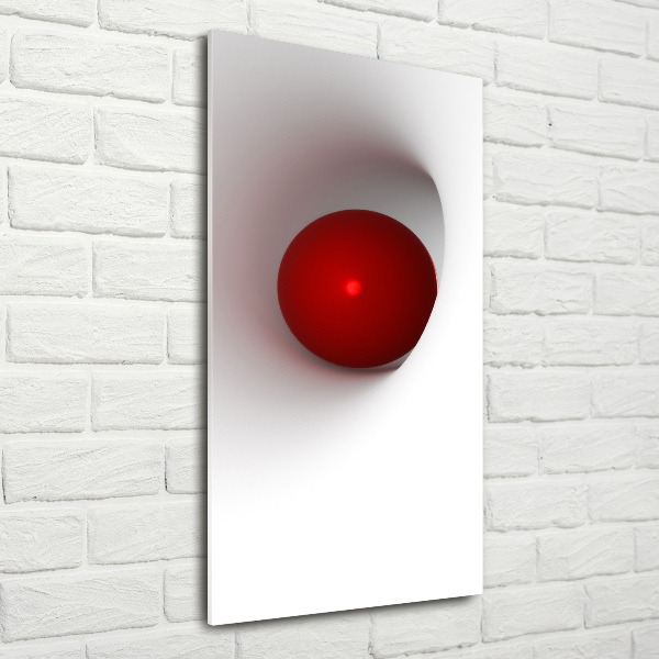 Quadro vetro verticale Sfera astratta