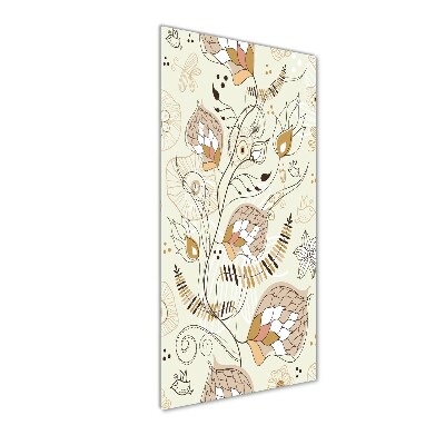Quadro stampa su vetro verticale Ornamenti