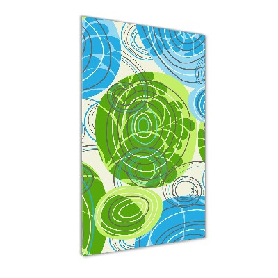 Quadro in vetro verticale Astrazione