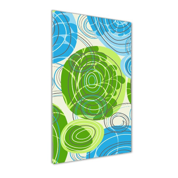 Quadro in vetro verticale Astrazione