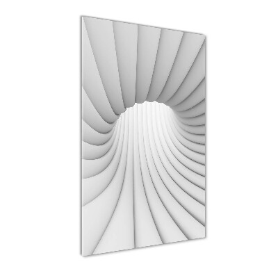 Quadro di vetro verticale Tunnel astratto